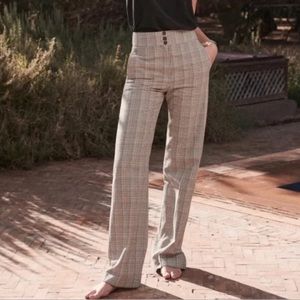Sezane Marty Trouser, High Waisted, straight leg size 40